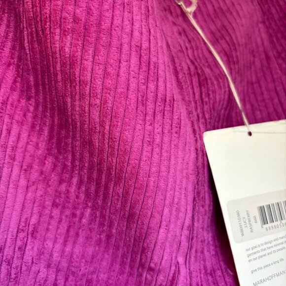 Lucy Pant in Raspberry corduroy - Picture 3 of 4